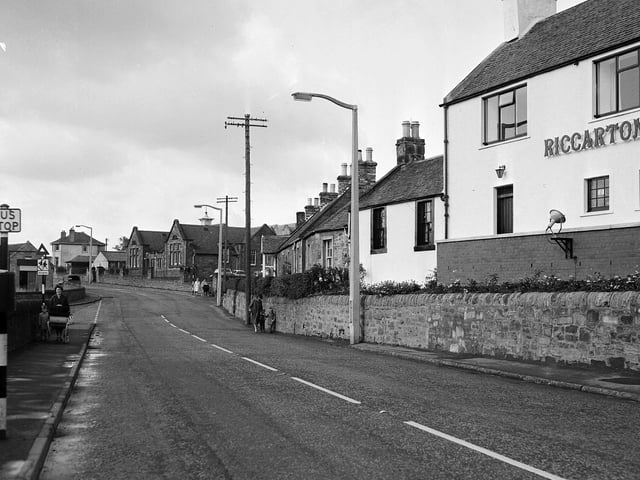 A section of Lanark Road near Currie Secondary School that had been highlighted as an accident blackspot in 1963.