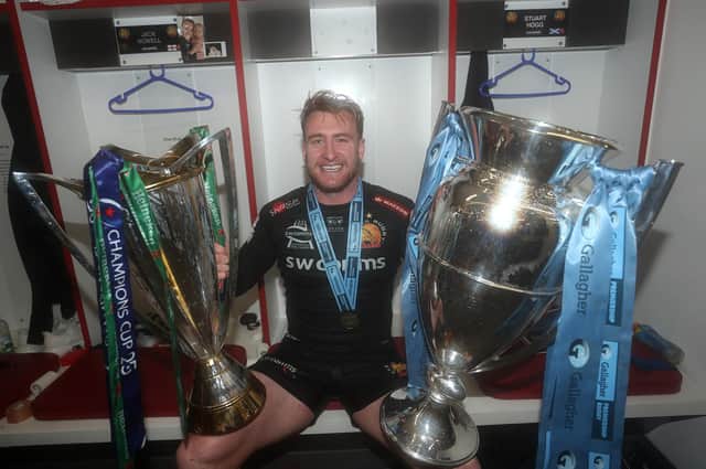 Scotland captain Stuart Hogg helped Exeter Chiefs win the Heineken Champions Cup. Picture: David Rogers/Getty Images