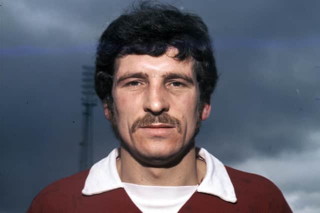 Drew Busby was a hero at Hearts in the 1970s and his name is still sung in and around Tynecastle to this day. Picture: SNS