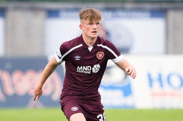 Finlay Pollock has been handed his first start for Hearts. (Photo by Paul Devlin / SNS Group)
