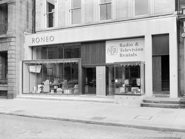 Roneo Ltd and Radio and Television Rentals George Street