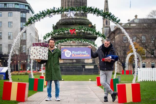 Social Bite Founder Josh Littlejohn MBE and Colin Childs launched the Festival of Kindness
