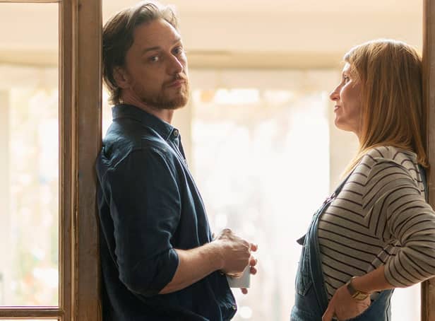 James McAvoy and Sharon Horgan who star in Together.