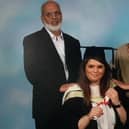 Fawziyah with her parents Mohammed and Yasmin Javed.