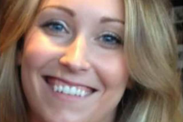 Kirsty Maxwell, 27, who fell to her death from a balcony while on holiday in Benidorm, Spain.