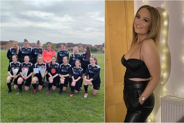 Dalkeith Thistle has expressed its heartfelt thanks to Edinburgh South Girls for their touching gesture at Sunday’s match in memory Leah Rogan, who died last month after a long battle with cancer.