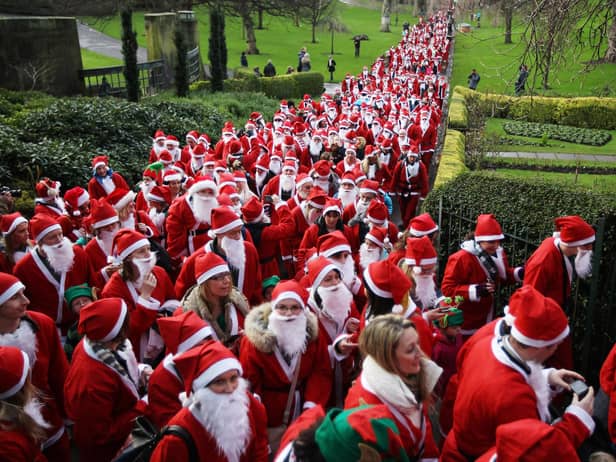 Santa, or even Santas, will still be on his way (Picture: Jeff J Mitchell/Getty Images)