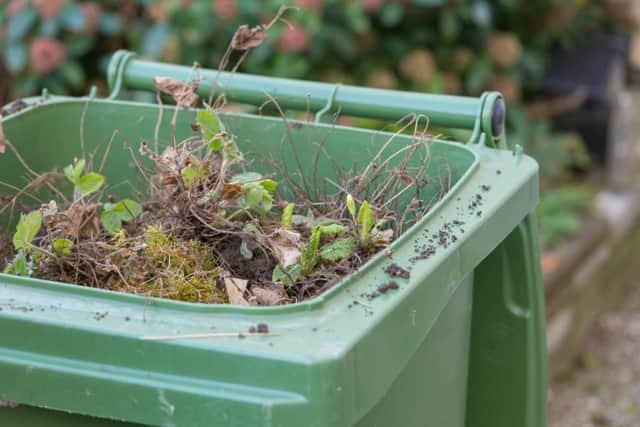 Green waste collections were suspended in March.