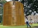 Ai Weiwei's work Gilded Cage can be experienced at the Royal Botanic Garden.