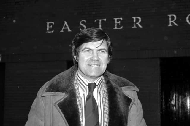 Bertie Auld arrives at Easter Road in 1980 to take the managerial reins at his former club. He won the First Division title and promotion back to the top flight