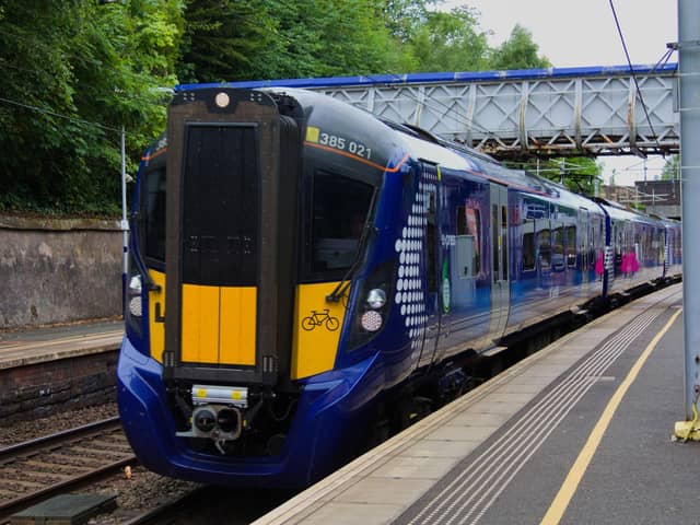 A person has died after being hit by a train near Kingsknowe in Edinburgh at around 12pm today. Photo: tr_nt, flickr