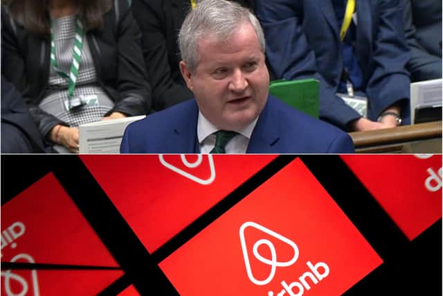 Ian Blackford MP was one of the politicians pushing for AirBnB to stop bookings