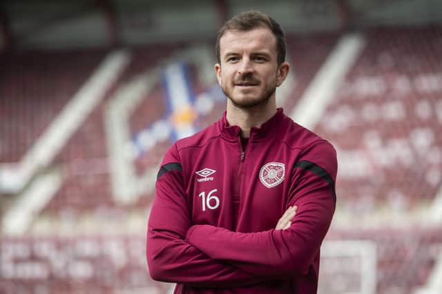 Andy Halliday is relishing a new season with Hearts.