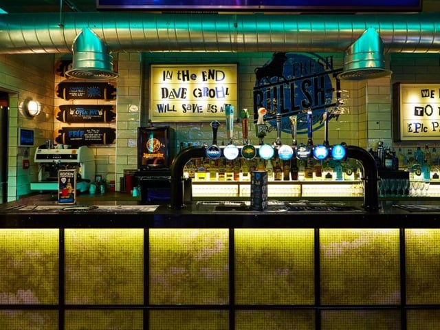 Belushi's in Market Street is an international sports bar that's always packed to the rafters when a big game  is on. Grab a burger and some wings, play beer pong and enjoy the big match.