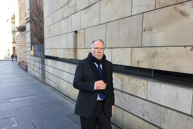 Ian Brash outside court on a previous occasion.