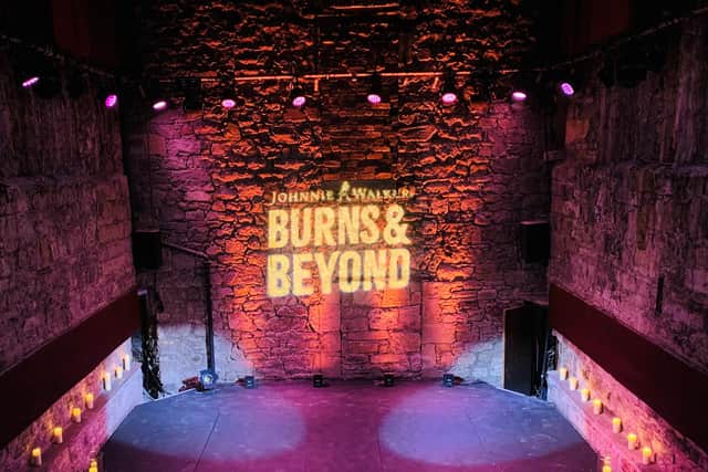 The Caves in the Cowgate will be returned to an 18th century tavern for the online broadcasts from the Burns & Beyond festival.