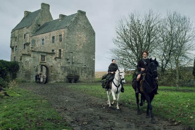 Midhope Castle in West Lothian served as Lallybroch, Jamie Fraser's family home