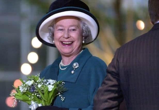 The Queen pictured during her visit to open the Scotsman and Evening News' former offices in Holyrood Road in 1999.