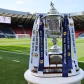 The Scottish Cup trophy is up for grabs