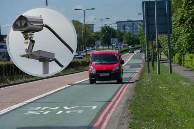 Five new bus lane cameras have been set up in Edinburgh