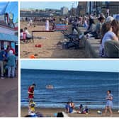 Take a look through our photo gallery to see the fun in the sun at Edinburgh’s Portobello Beach on Sunday afternoon.