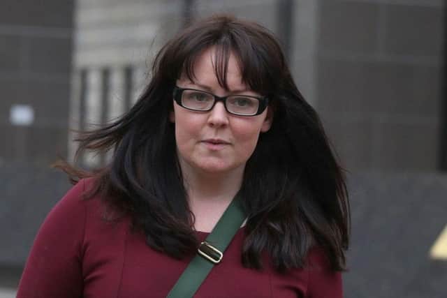 Former SNP MP Natalie McGarry outside Glasgow Sheriff Court during her trial
Picture: Andrew Milligan/PA Wire