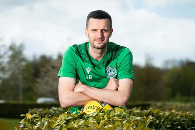 Hibs' Jamie Murphy back in contention as season reaches exciting climax . Photo by Paul Devlin / SNS Group