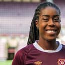 Vyan Sampson says she is passing on her experience to younger players at Hearts. Picture: HMFC