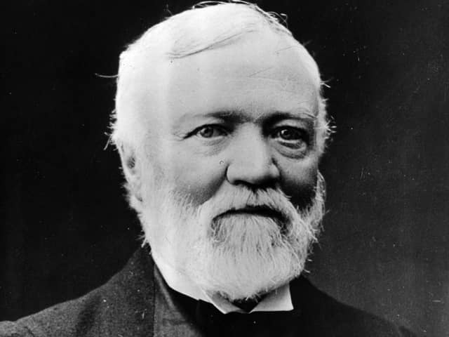 Scottish industrialist and philanthropist Andrew Carnegie (1835 - 1919). The son of a Dunfermline linen weaver, Carnegie emigrated to Pittsburgh in 1848. After the American Civil War (1861 - 1865) he moved into the production of iron and steel. Carnegie became one of the richest men of his day. A multi-millionaire, he retired to Skibo Castle in Sutherland and donated $350 million to many charities and over 1700 libraries in America and Britain. His name lives on in the Carnegie Institutes in Pittsburgh and Washington and in the famous Carnegie Hall in New York.   (Photo by Keystone/Getty Images)