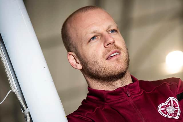 Hearts captain Steven Naismith is coaching the club's youth team.