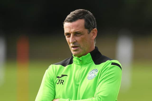 Jack Ross has addressed some of the transfer rumours involving Hibs