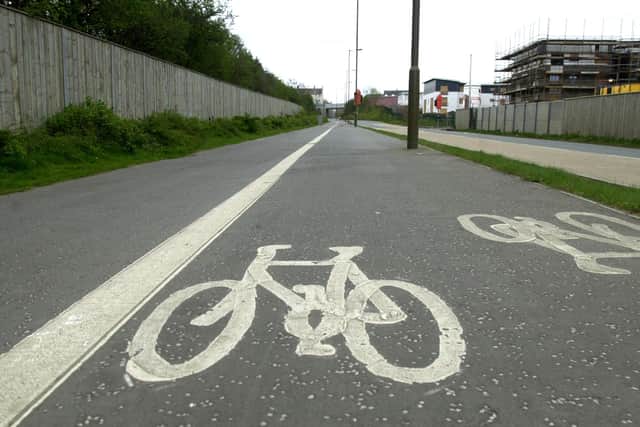 A community group have complained about new designs for a cycle path in Edinburgh.
