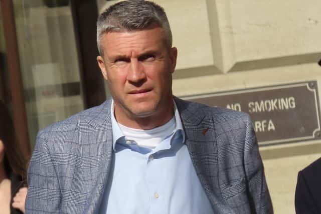 Former Hibs star Colin Nish lashed out at his partner Jennifer Murray when the pair clashed at their home in Musselburgh, East Lothian, earlier this year. Nish struck Ms Murray to the face with his head, leaving her with severe bruising and black eyes during the shocking incident that took place while the couple’s children were in the house. Nish, 42, denied the attack on his now-former partner, claiming the pair were both pushing their heads together during the bust up and her injuries were caused accidentally. But a sheriff failed to believe the retired footballer’s version of events and found him guilty of assaulting Ms Murray following a trial at Edinburgh Sheriff Court on Monday, September 25. Nish was fined £500.