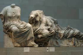 A section of the Parthenon Marbles in London's British Museum