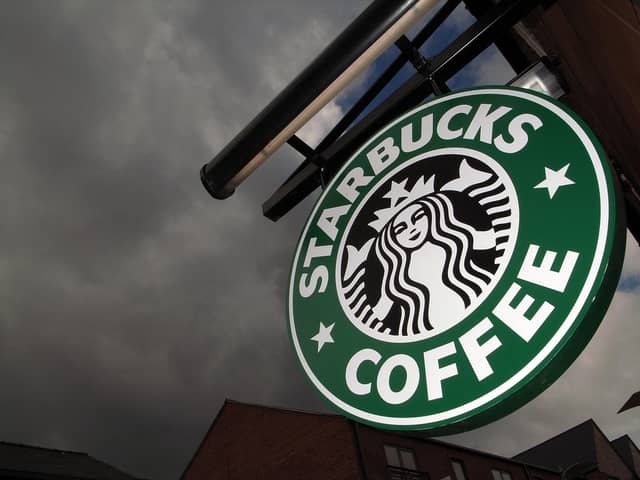 The Starbucks logo. Photo by Christopher Furlong/Getty Images