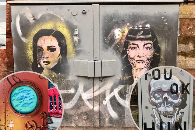Funded by the Trams to Newhaven Project, arts organisation, Vue Art, worked with local artists to bring new life to a series of utility boxes on Leith Walk and Constitution Street