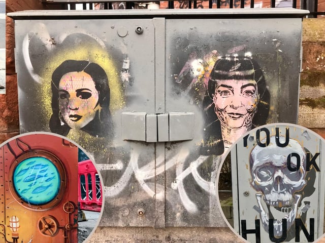 Funded by the Trams to Newhaven Project, arts organisation, Vue Art, worked with local artists to bring new life to a series of utility boxes on Leith Walk and Constitution Street
