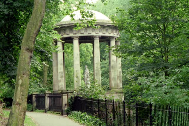 The water at St Bernard's Well in the Dene was once famous across the UK for its healing properties. Picture taken September 1993.