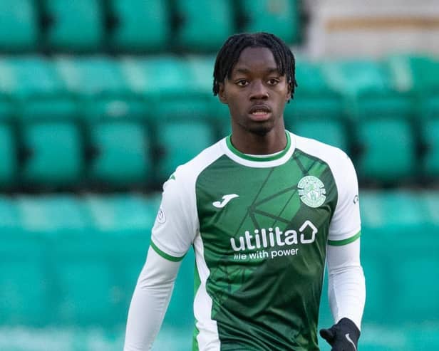 Kanayo Megwa impressed on his debut for loan side Kelty Hearts
