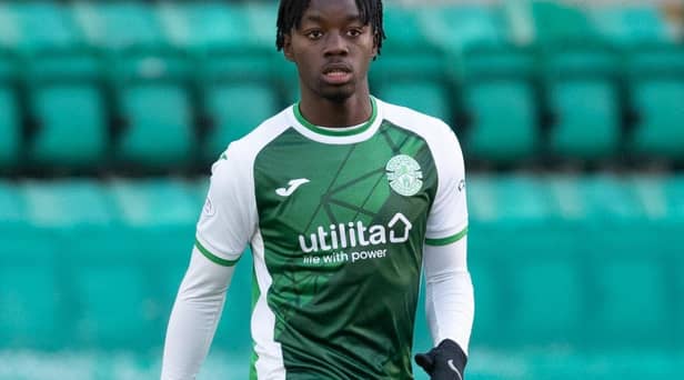 Kanayo Megwa impressed on his debut for loan side Kelty Hearts