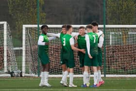 The Hibs Under-18 team has enjoyed a broadly successful season so far - and it's not over yet. Picture: Maurice Dougan
