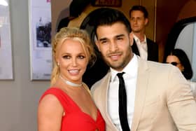 Britney Spears and her partner Sam Asghari seen in 2019 (Picture: Kevin Winter/Getty Images)
