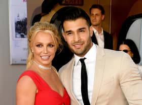 Britney Spears and her partner Sam Asghari seen in 2019 (Picture: Kevin Winter/Getty Images)