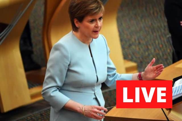 micron Scotland Update Live: Nicola Sturgeon in Parliament | Scots facing new covid restrictions | FM BBC booster address tonight