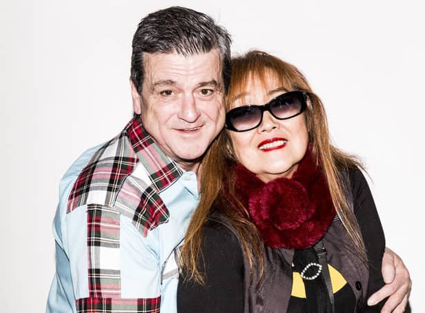 Les and Peko McKeown, Edinburgh and Bay City Rollers singer with his wife