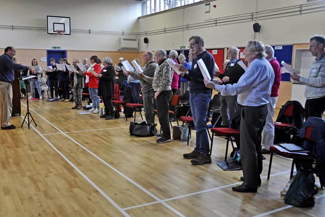 Kevock Choir's workshop day in February this year.