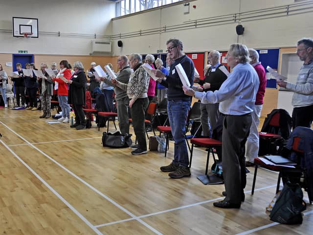 Kevock Choir's workshop day in February this year.