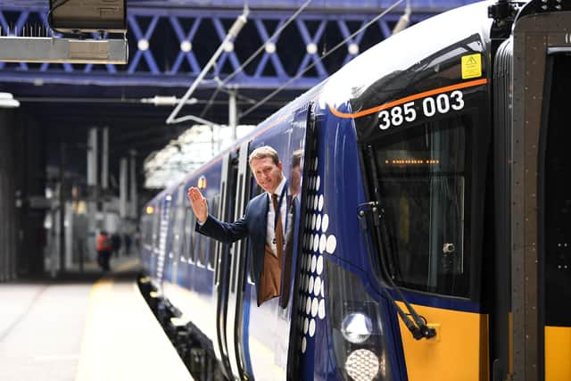 ScotRail said its suit-based uniforms were being changed to a "more modern and contemporary look". Picture: John Devlin