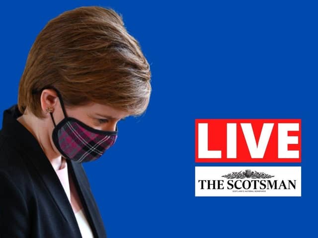 First Minister Nicola Sturgeon is set to give a coronavirus update on Tuesday.
