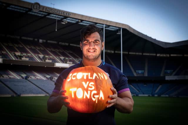Young rugby fans to dress up for Halloween as Scotland's mens team play in front of home crowd for first time in almost two years.